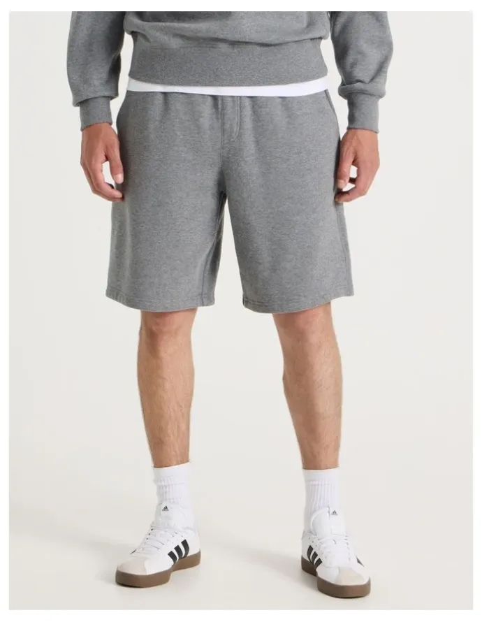 Grab Relaxed Sweat Short in Charcoal
