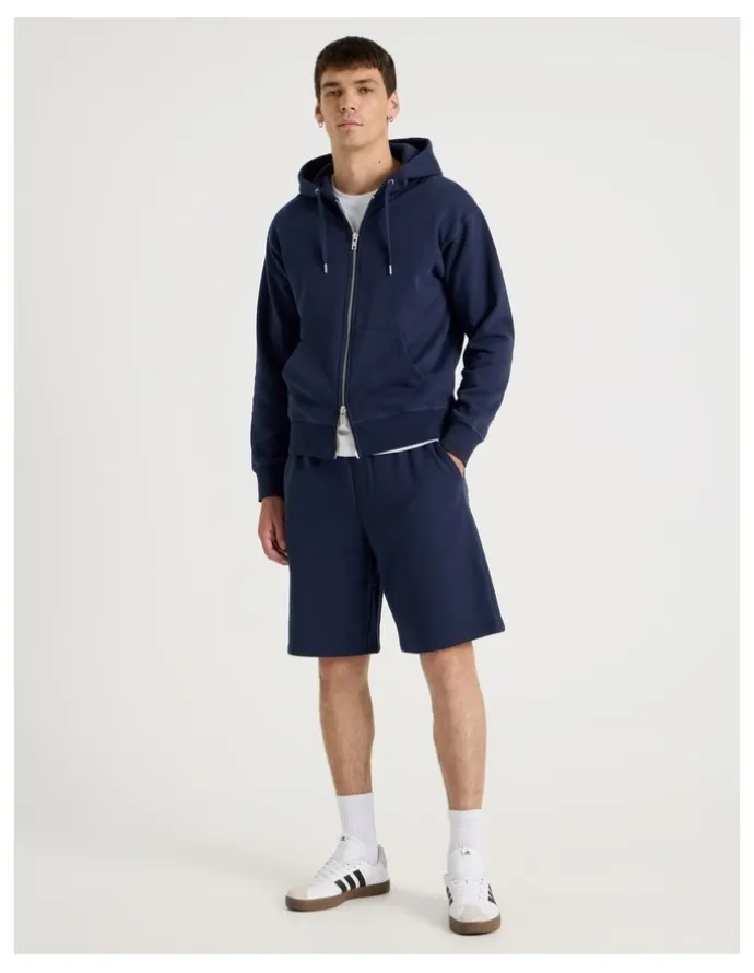 Grab Relaxed Sweat Short in Navy