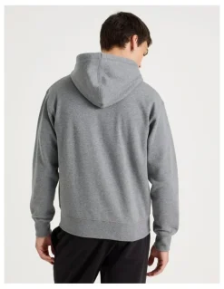 Grab Relaxed Zip Thru Hoodie in Charcoal
