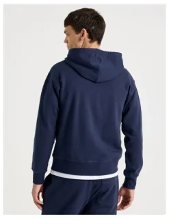Grab Relaxed Zip Thru Hoodie in Navy
