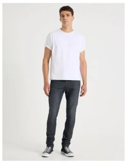 Grab Skinny At Waist Jeans in Black