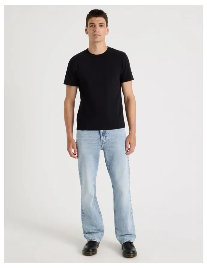 Grab Slim Bootcut Jeans in Light Blue