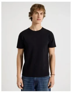 Grab Slim Crew Neck T-Shirt in Black