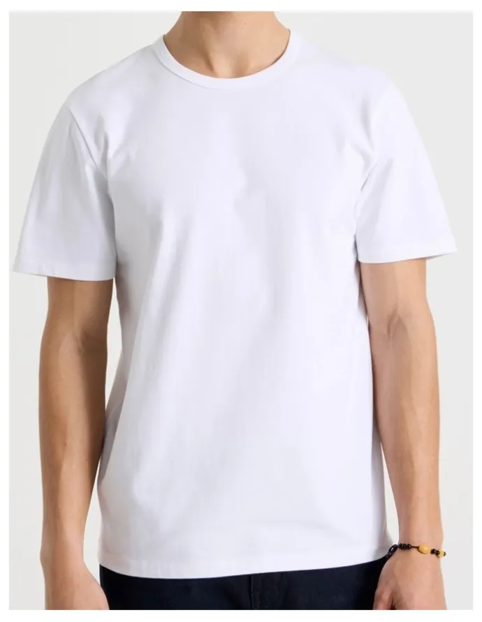 Grab Slim Crew Neck T-Shirt in White