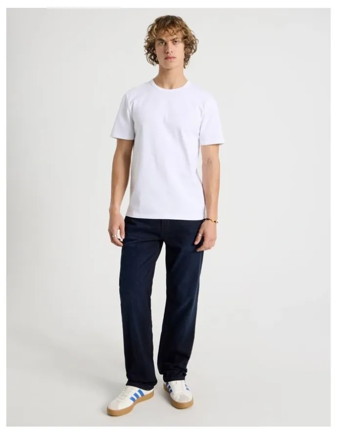 Grab Slim Crew Neck T-Shirt in White