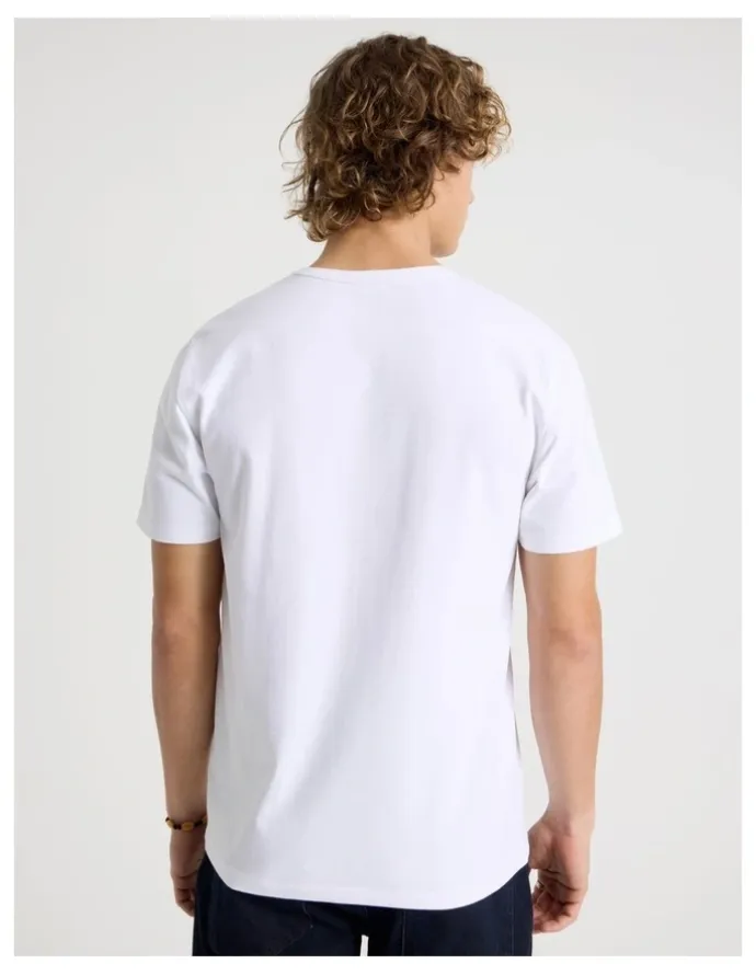 Grab Slim Crew Neck T-Shirt in White
