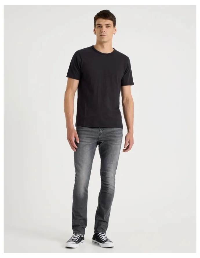 Grab Slim Jeans in Charcoal