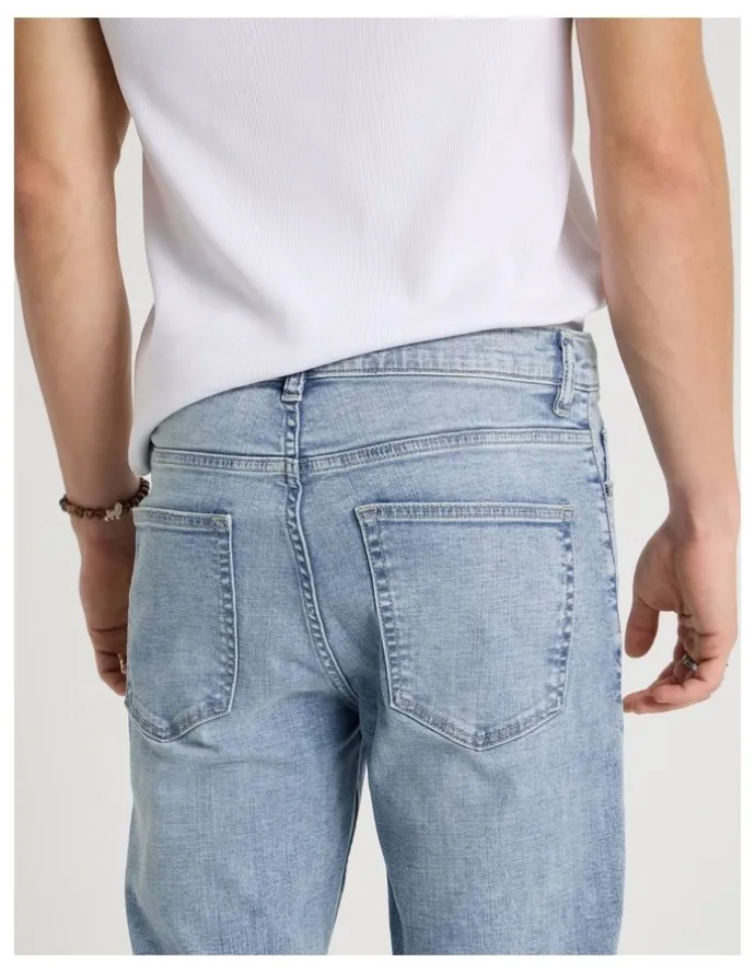 Grab Slim Jeans in Light Blue