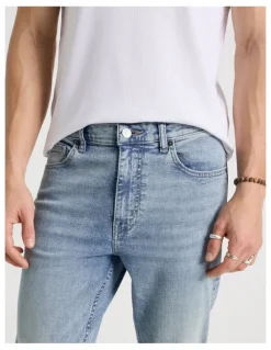 Grab Slim Jeans in Light Blue