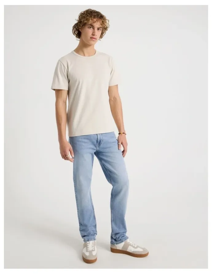 Grab Slim Tapered Jeans in Light Blue