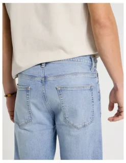 Grab Slim Tapered Jeans in Light Blue