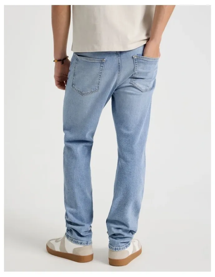 Grab Slim Tapered Jeans in Light Blue