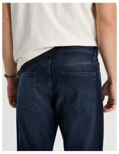 Grab Straight At Waist Jeans in Nearly Black