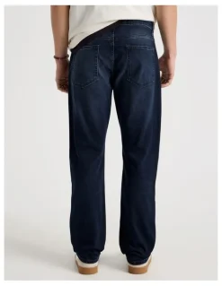 Grab Straight At Waist Jeans in Nearly Black