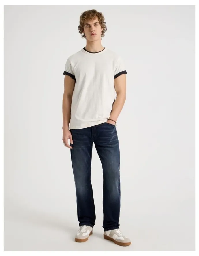 Grab Straight At Waist Jeans in Nearly Black