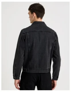 Grab Type 3 Trucker Jacket in Black