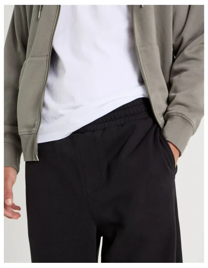 Grab Wide Leg Trackpant in Black