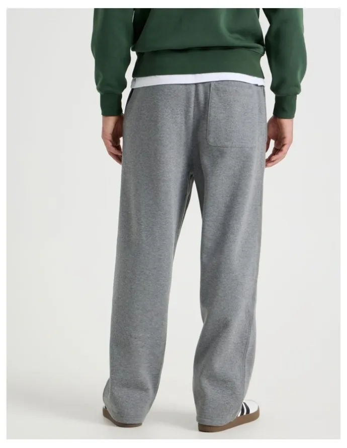 Grab Wide Leg Trackpant in Charcoal