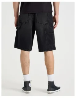 Grab Workwear Relaxed Shorts in Black