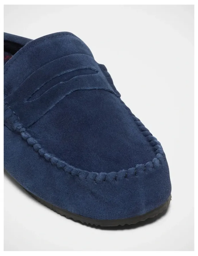 Grosby Bryce Slippers in Navy