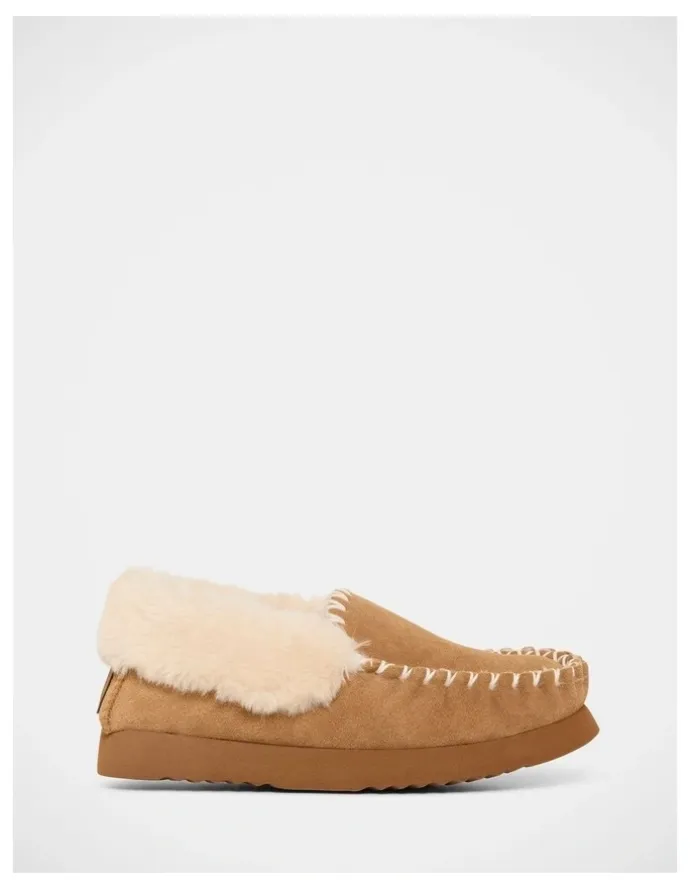Grosby Mulberry Slippers in Chestnut