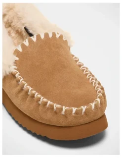Grosby Mulberry Slippers in Chestnut