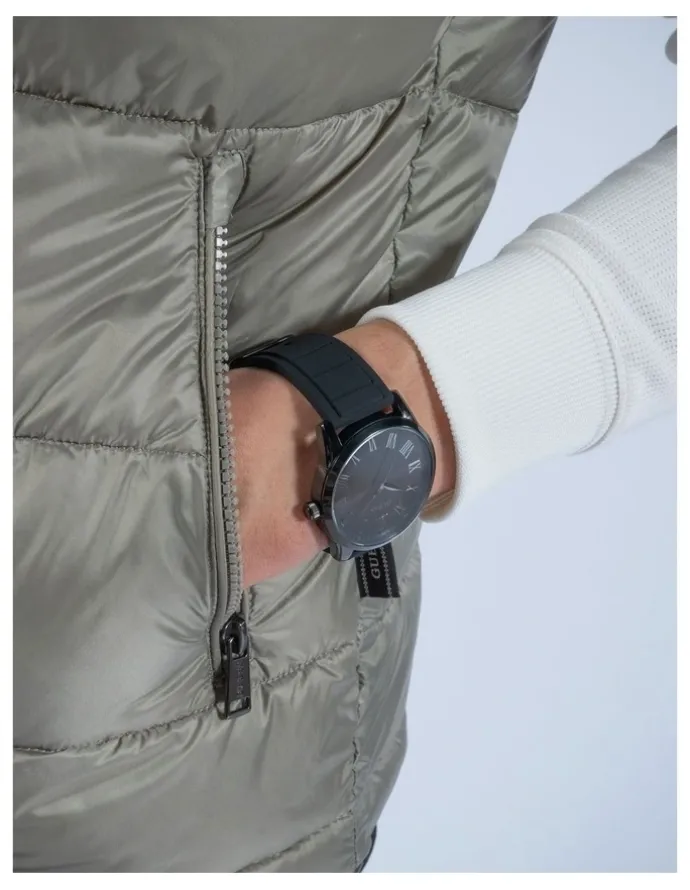 Guess Charter Black Silicone Watch