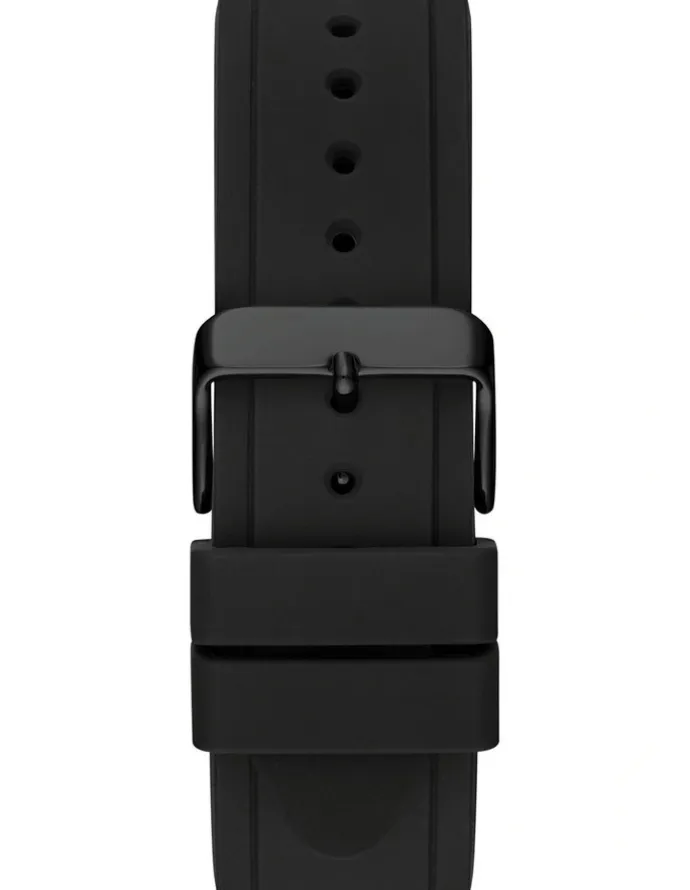 Guess Charter Black Silicone Watch
