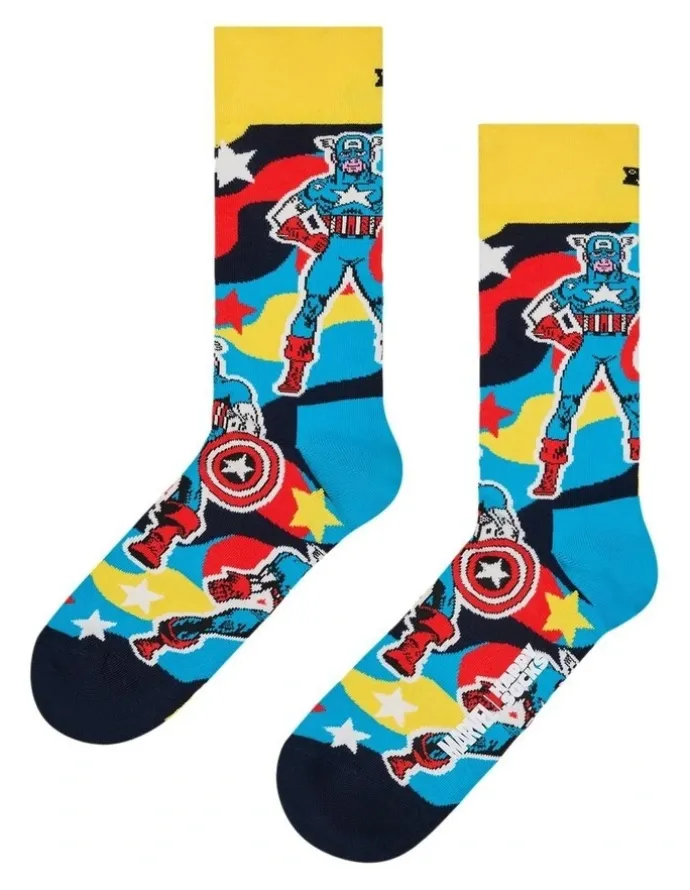 Happy Socks Marvel Avengers 3Pk Sock Gift Set In Green