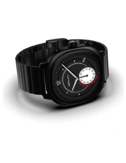 HiFuture AIX Amoled Stainless Steel Smart Watch in Caviar Black