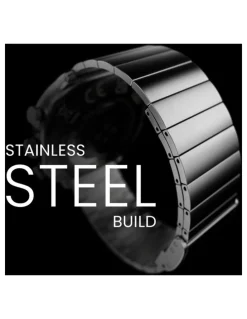 HiFuture AIX Amoled Stainless Steel Smart Watch in Titanium Silver