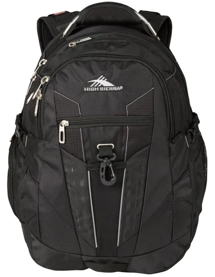 High Sierra XBT Laptop Backpack 39L in Black