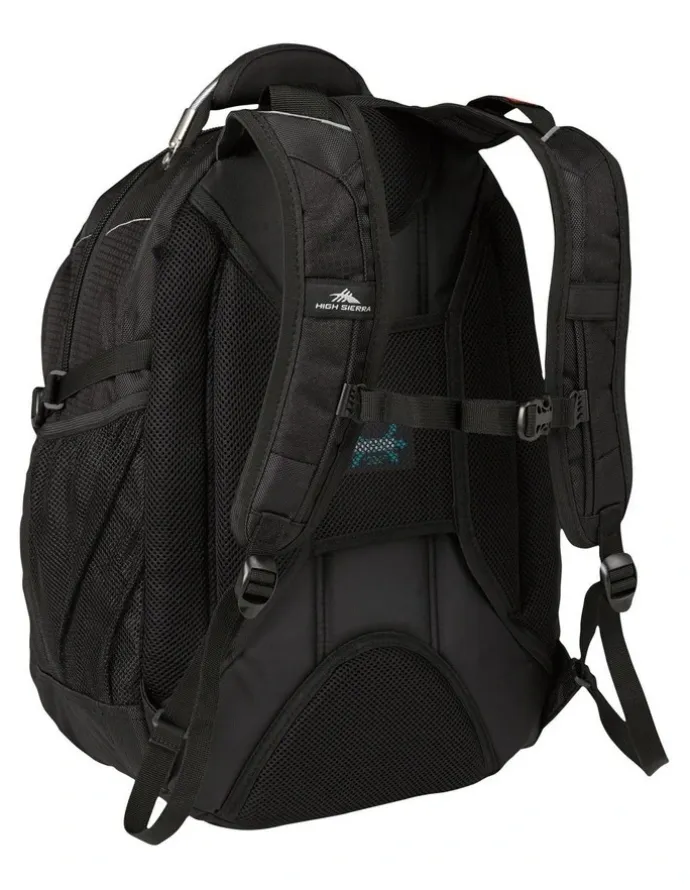 High Sierra XBT Laptop Backpack 39L in Black