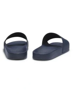 Hugo Boss Timein Slides in Dark Blue