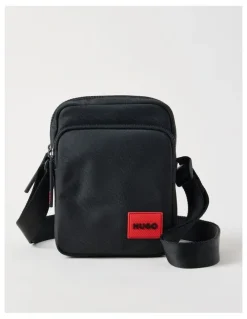 Hugo Ethon 3.0_Ns Pocket Crossbody Bag in Black