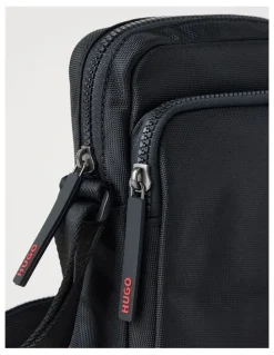 Hugo Ethon 3.0_Ns Pocket Crossbody Bag in Black