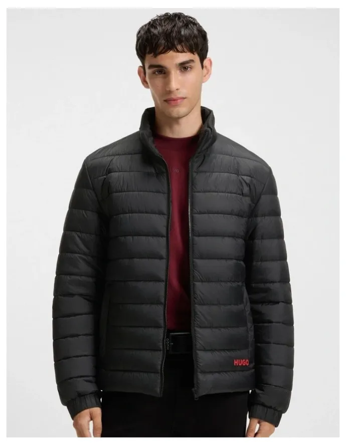 Hugo Brenti Puffer Jacket Black