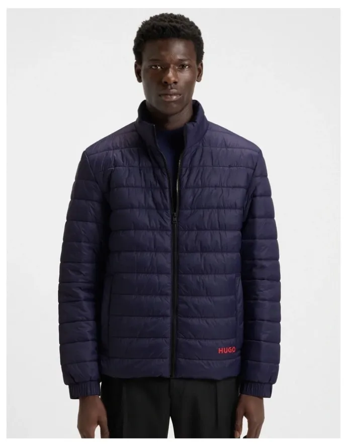 Hugo Brenti Puffer Jacket Navy