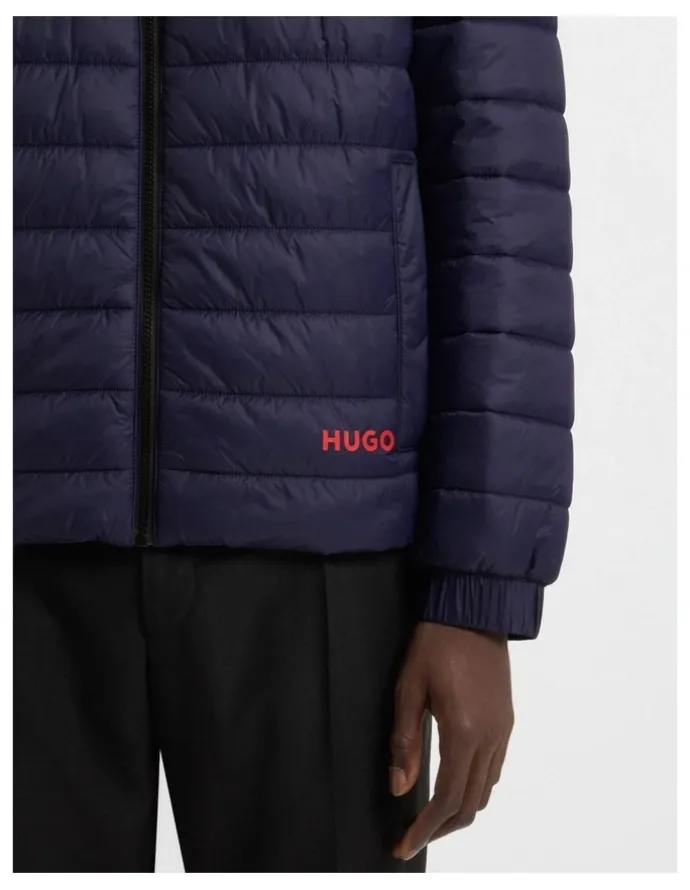Hugo Brenti Puffer Jacket Navy
