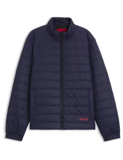 Hugo Brenti Puffer Jacket Navy