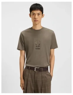 Hugo Dugolini T-shirt in Medium Grey