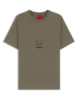 Hugo Dugolini T-shirt in Medium Grey