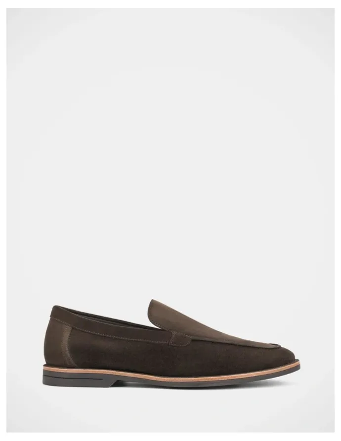 Hush Puppies Casino Shoes in Ground Coffee