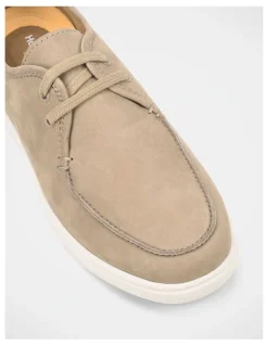 Hush Puppies Gael Shoes In Taupe Nubuck
