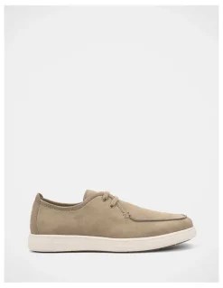 Hush Puppies Gael Shoes In Taupe Nubuck