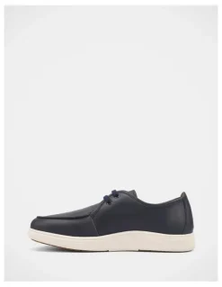 Hush Puppies Gael Shoes In Navy Wild
