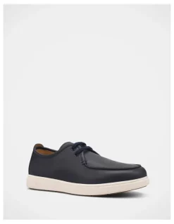 Hush Puppies Gael Shoes In Navy Wild