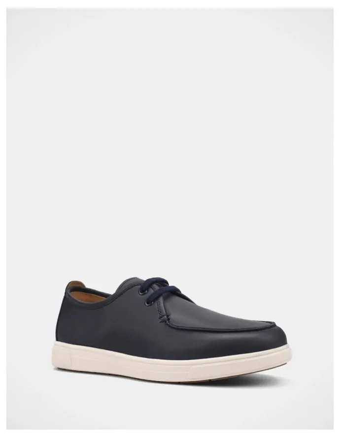 Hush Puppies Gael Shoes In Navy Wild