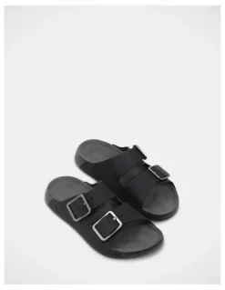 Hush Puppies Hoges Sandals In Black/Grey