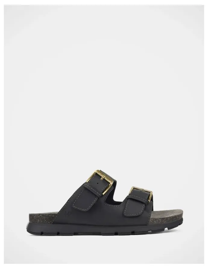 Hush Puppies Salton Sandals in Black